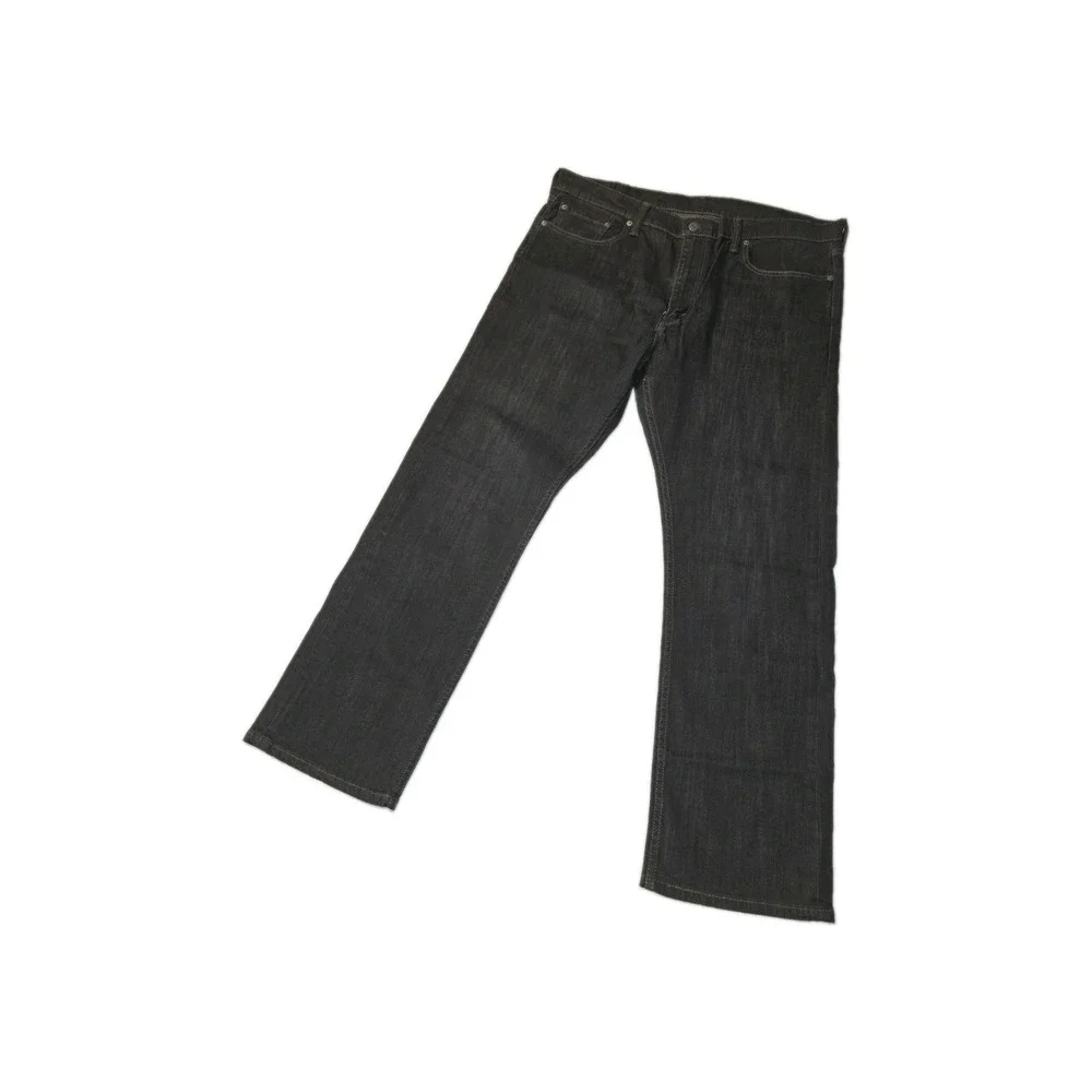 Levis 513 Slim Straight Jeans Mens 38x30 Charcoal Gray Denim 5-Pocket Pant